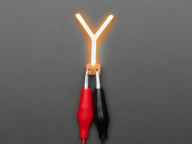 Adafruit Alphabet LED Filament - Warm White Letter "Y"