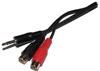 Przyłącze Jack 3.5mm wtyk - 2xRCA gniazdo 0.25m