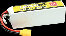 LiPo Akku LEMONRC 6300 - 22.2V (35C)