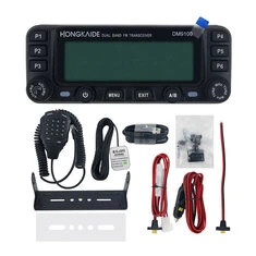 ZASTONE DM9100 25W DMR Mobilna radiostacja Dual Band FM Transceiver VHF UHF Wbudowany moduł GPS Szyfrowanie głosu cyfrowego i an