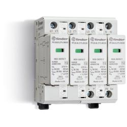 Ochronnik przepięciowy 3-fazowy, 40kA, 0,9kV SERIA 7P, -40 → +80°C, Finder 7P