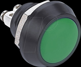 GQ12B-10GA Pushbutton,Ø 17,5/12 mm, 2A-36 VDC, green