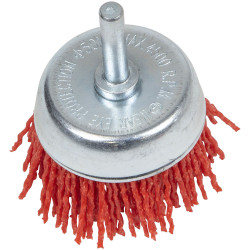 Sealey NFB50 Nylon Filament Cup Brush 50mm with 6mm Shaft