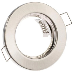 Oprawa Podtynkowa Stała Okrągła ARDALI Satyna Blacha MR16 GU10