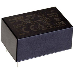 Mean Well IRM-02-5S PSU 5V DC 400mA 2W compact low power UL 94 V-0 casing
