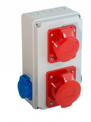 VIPLAST Rozdzielnica Gniazdo 32/5 + 16/5 + 2x250V
