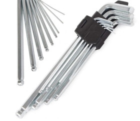 KOMPLET KLUCZY IMBUSOWYCH DŁUGIE