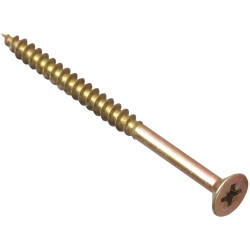ForgeFix MPS570Y Multi-Purpose Pozi Screw CSK ST ZYP 5.0 x 70mm Box 100