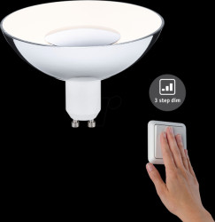 28792 GU10 LED spotlight, 4.9 W, 360 lm, 3000 K, dimmable