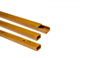 Kanał kablowy 40x25 ciemny brąz K.4025CBR /2m/