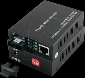 Media converter, RJ45-STP/SC