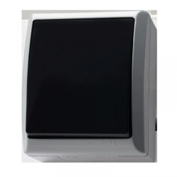 FALA Łącznik hermetyczny jednobiegunowy IP44 popiel/grafit ŁNH-1H/71/21