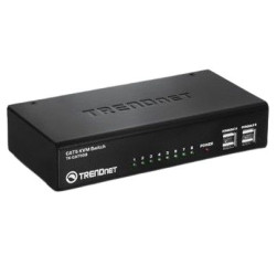 Przełącznik KVM TK-CAT508, 8-portowy PS/2, USB 8 8, Trendnet VGA
