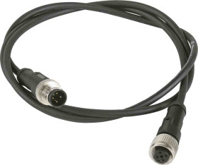 Przewód czujnik-siłownik ze złączem Złącze M12 liczba rdzeni 3 długość 2m Rodzaj A Męskie Złącze B Złącze M12