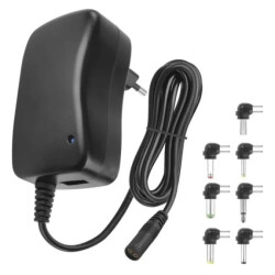 Zasilacz impulsowy 2250mA z wymiennymi końcówkami, USB N3113N