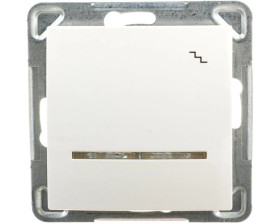 IMPRESJA Łącznik schodowy z podświetleniem ecru ŁP-3YS/m/27