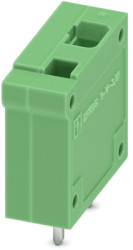 PCB terminal, 1 pole, pitch 3.81 mm, AWG 26-16, 12 A, spring-clamp connection, green, 1707344