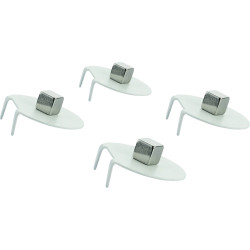 Fischer 570492 Press2fix magnet Screw Hooks 4 pcs Nan material