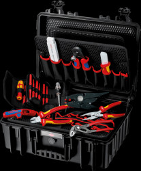 00 21 35 Tool set, tool case, Robust23 Elektro, 25 pieces