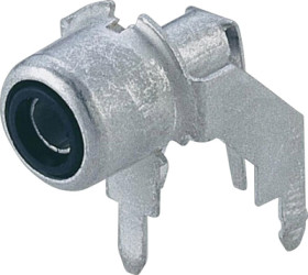 Cinch panel-mount socket, for circuit board, Cincheinbaubuchse, löten, Leiterplattenmontage