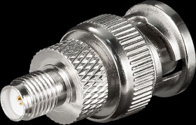 11857 BNC adapter, BNC male / SMA female