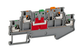Kostka zaciskowa na szynie DIN Phoenix Contact 26 → 14AWGWciskane CLIPLINE PTT 9A 400 V