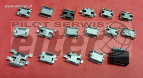 Zestaw gniazd microUSB 17sztuk