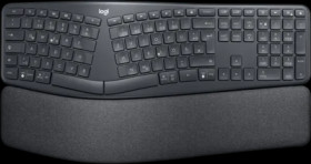 Keyboard K860, Wireless, Unifying, Bluetooth,black, Ergo, DE
