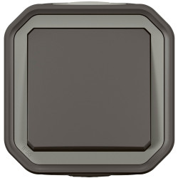 Legrand 069761L Plexo Wet Room Switch 10AX IP55 Anthracite IK08