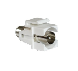 KOS45 Moduł Keystone - gniazdo TV pojedyncze biały 500453