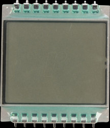 DE112TU-30/13,0 LCD 7-segment, 2 digits, H:12.7mm, wide Temp