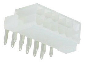 Listwa stykowa PCB 12-pinowe Mini-Fit Jr raster: 4.2 mm Kąt prosty 2-rzędowe Molex Otwór przelotowy600 V W osłonie