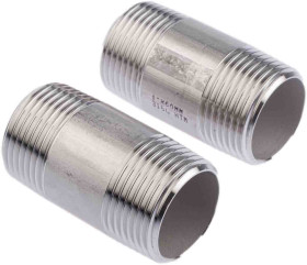 Złączka rurowa ze stali nierdzewnej gwint 1 1cal RS PRO gwint 2 1cal Okrągłe Proste Złączka wkrętna bębna Z gwintem
