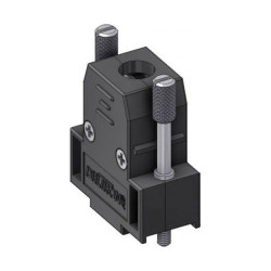 Deltron Connectors CTL09M2.5 D-SUB housing pins 9 Plastic 180 &#xB0; Black