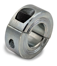 Pierścień osadczy, mocowanie: Śruba zaciskowa, śred. wału: 1cal, Stal