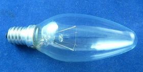 E-14 230V/25W h=98mm/35 ŚWIECZNIKOWA