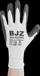 Gloves, temperature resistant up to 150 °C, PA/carbon fibers, black/gray, S, C-213-3538DR-S