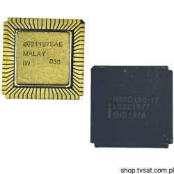R80C186-12 MCU 16-Bit 12MHz SMD-LCC68-CG INTEL USED