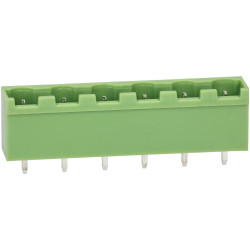 TruConnect 7.5mm Header Straight Closed 6 Way Terminal Block