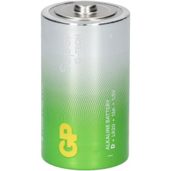 GP GPPCA13AS129 GP Super Alkaline D Cell 4 pack PET Global Paper box (A21)