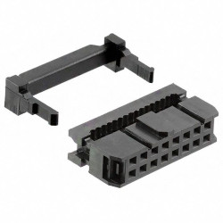 Złącze IDC 16-pinowe 2-rzędowe raster: 2.54mm Żeński Montaż na kablu RS PRO