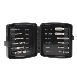 Zestaw gwintowników i wierteł M3 → M10 RS PRO metryczny