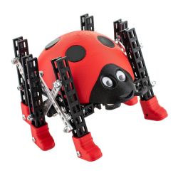 Totem Ladybug - zestaw do budowy 6-nożnego robota kroczącego
