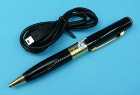 DŁUGOPIS Z UKRYTĄ KAMERĄ HD + DYKTAFON