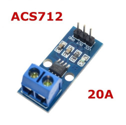 ACS712 Current Measurement Hall Sensor Module - Arduino - 20A