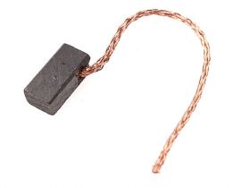 Szczotki grafitowo-miedziane 3,9x5x10mm, wyprowadzenie górne; silniki 6V-12V-24V