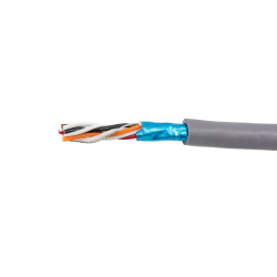Kabel do transmisji danych 12 -parowy 0,35 mm² 24 -rdzeniowy Ekranowany 22 AWG AWG PVC 150 V