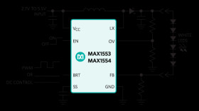 High-Efficiency, 40V Step-Up Converters for 2 to 10 White LEDs