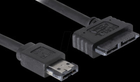 84414 eSATAp &gt; slimline SATA 13-pin 1-m cable