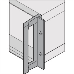 nVent SCHROFF 24572701 Obudowa instalacyjna 19" szary 2 szt.